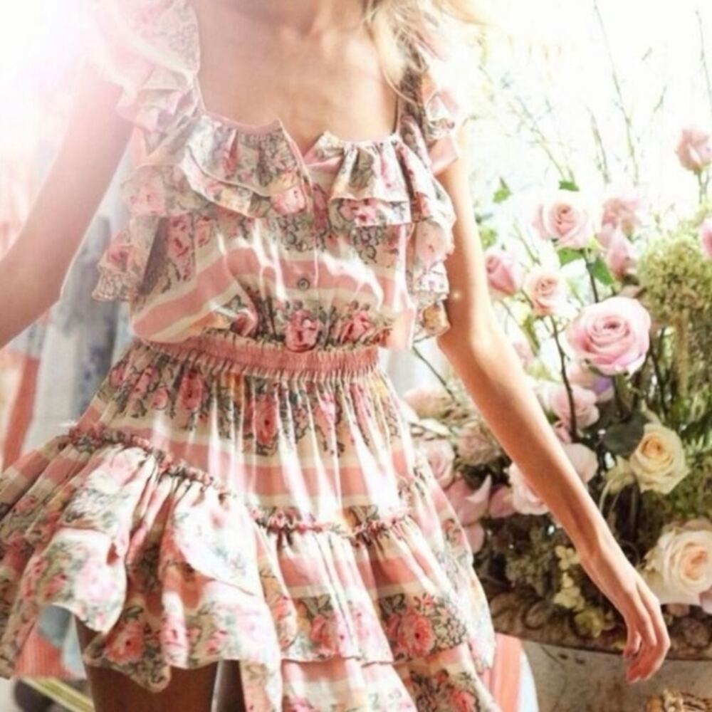 LOVESHACKFANCY Marina Dress | Coquette Ribbon Feminine Romantic Grandmillennial